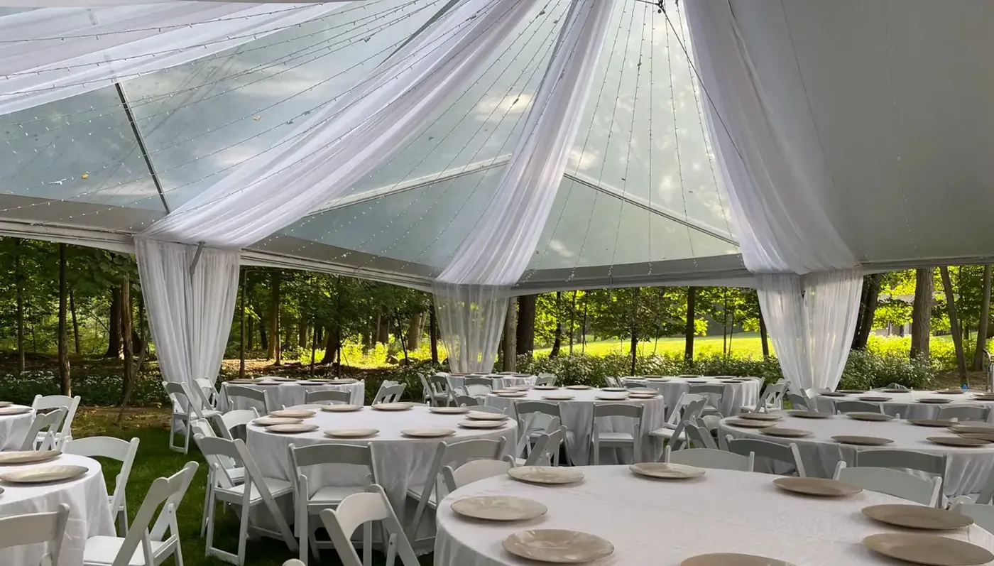 Large Frame Tents available for rent in Michigan from Knights Tent & Party Rental