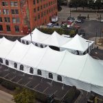 40x160 High Peak Pole Tent Rental